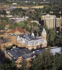 Central Washington University sky barge